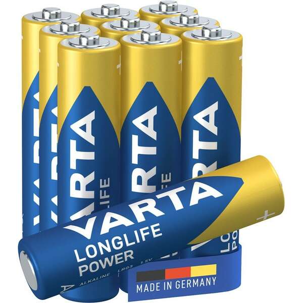 VARTA Longlife Power alkalna baterija LR03 10/1 N