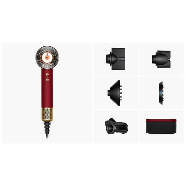 DYSON HD16 Red Velvet/Gold Straight Wavy 493117