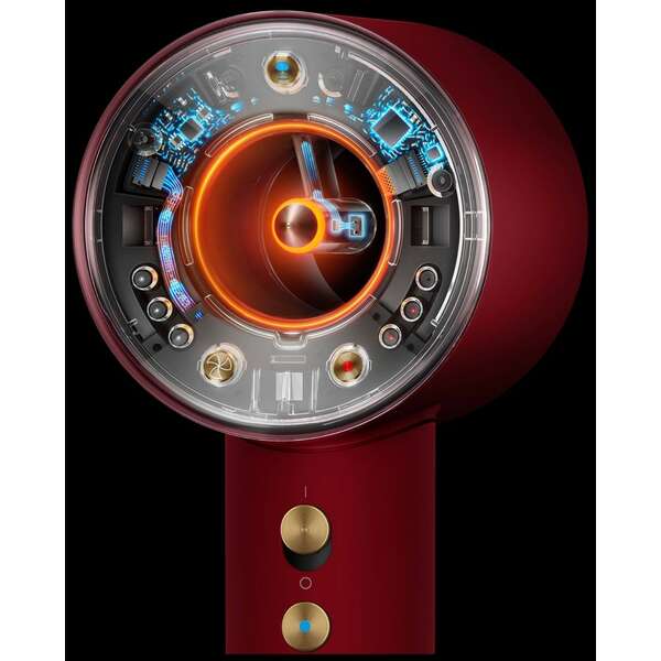 DYSON HD16 Red Velvet/Gold Straight Wavy 493117