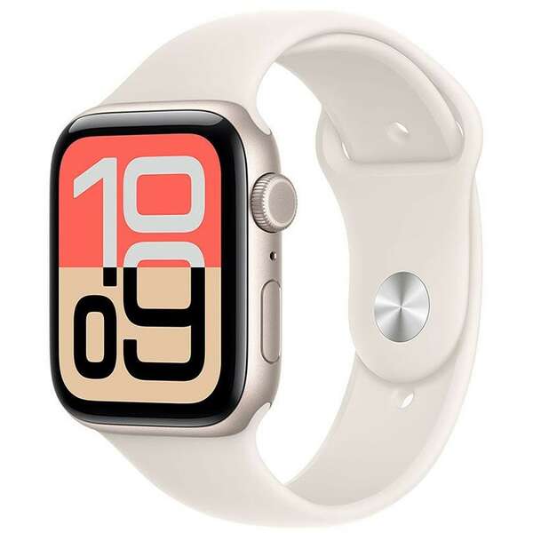 APPLE Watch SE 3 Cellular 40mm Starlight Aluminium Case with Starlight Sport Band - M/L mep74rk/a