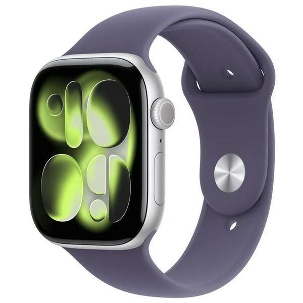 APPLE Watch S11 Cellular 42mm Silver Aluminium Case with Purple Fog Sport Band - M/L mf8j4rk/a
