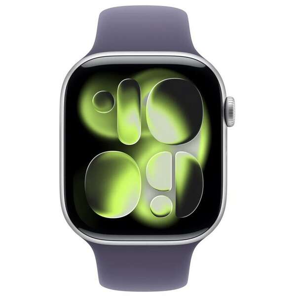 APPLE Watch S11 Cellular 42mm Silver Aluminium Case with Purple Fog Sport Band - M/L mf8j4rk/a