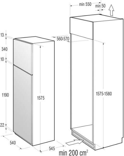 GORENJE RFI 4160 AW