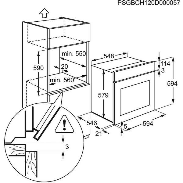 ELECTROLUX EOB3450AOX