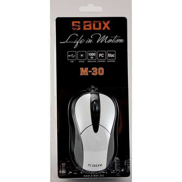 S BOX M 30 White USB Opticki