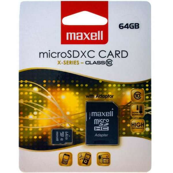 SDHC64GB X-SERIES + ADAPTER CLAS 10