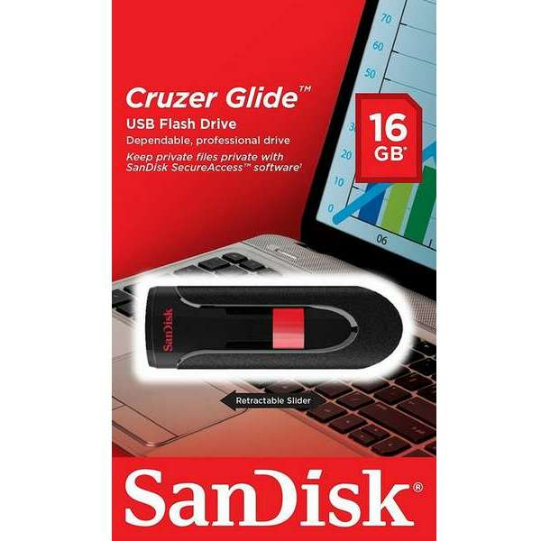 SanDisk Cruzer USB Glide 16GB 3.0