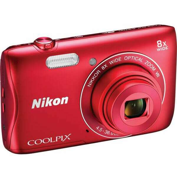 NIKON Coolpix S3700 crveni wi-fi