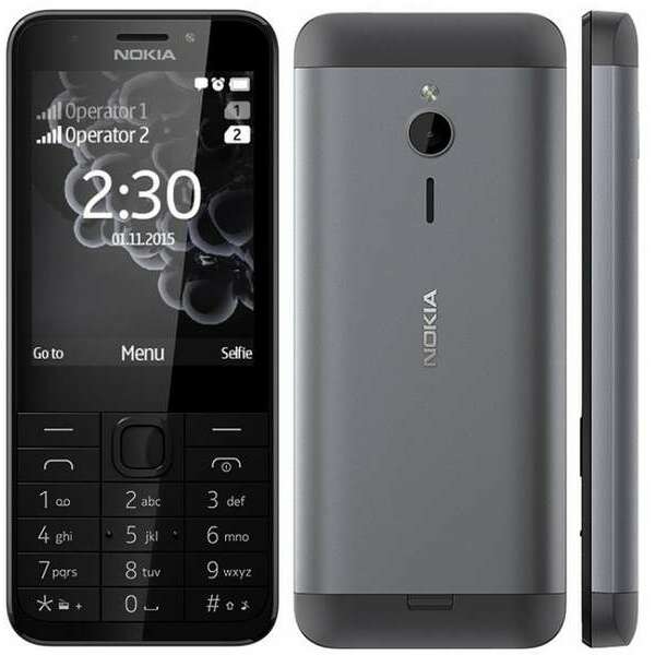 NOKIA 230 DS DARK SILVER DUAL SIM