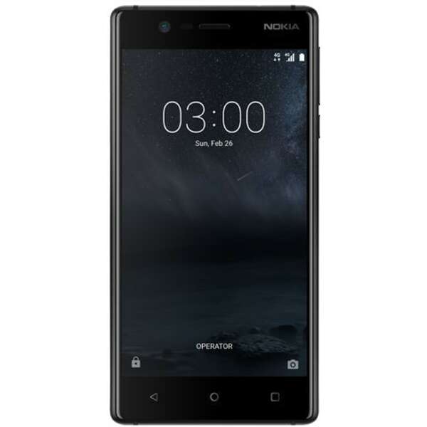 NOKIA 3 DS MATTE BLACK DUAL SIM