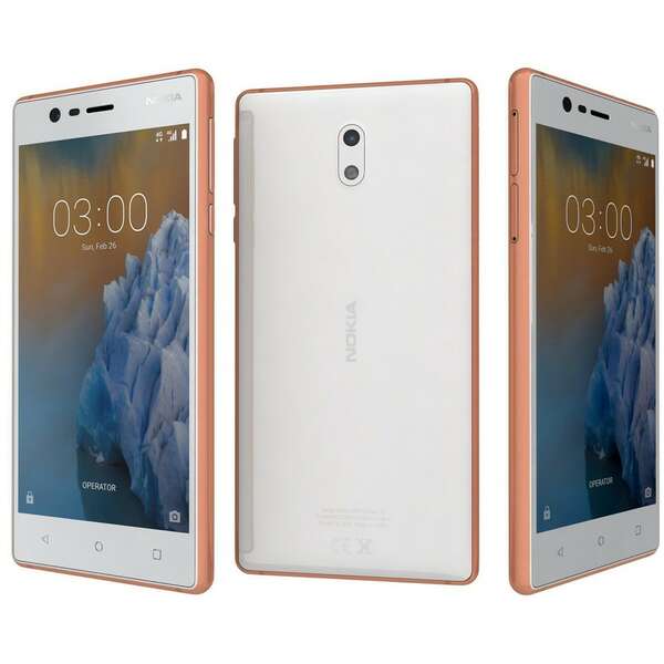 NOKIA 3 DS Copper White Dual Sim