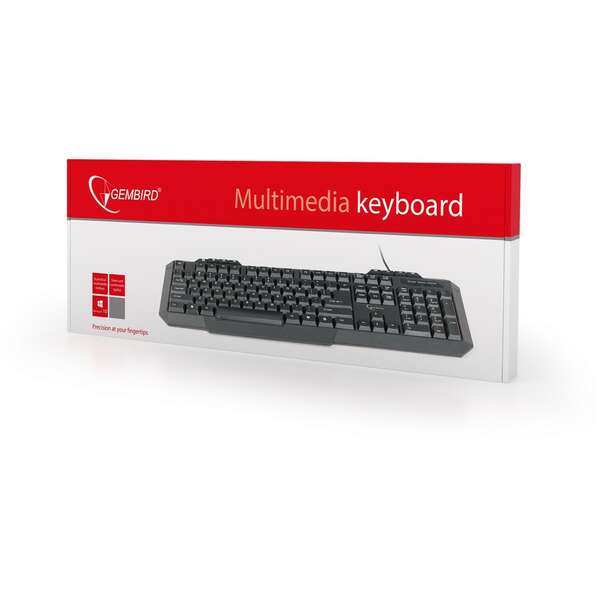 GEMBIRD KB-UM-105 US Black