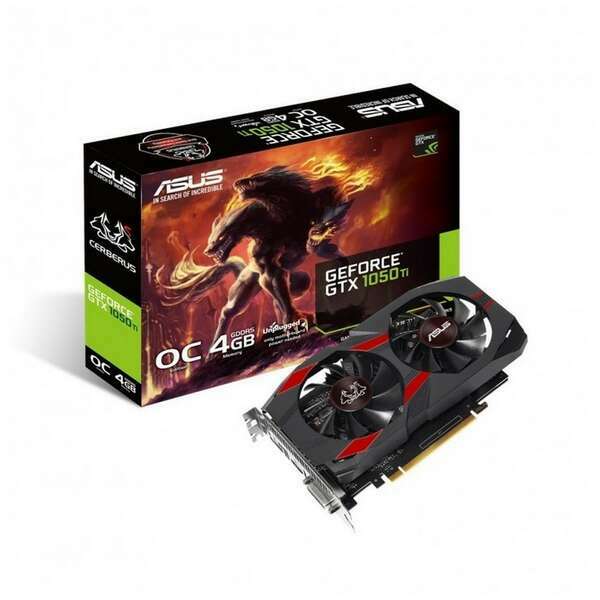 ASUS nVidia GeForce GTX 1050Ti 4GB 128bit CERBERUS-GTX1050TI-O4G