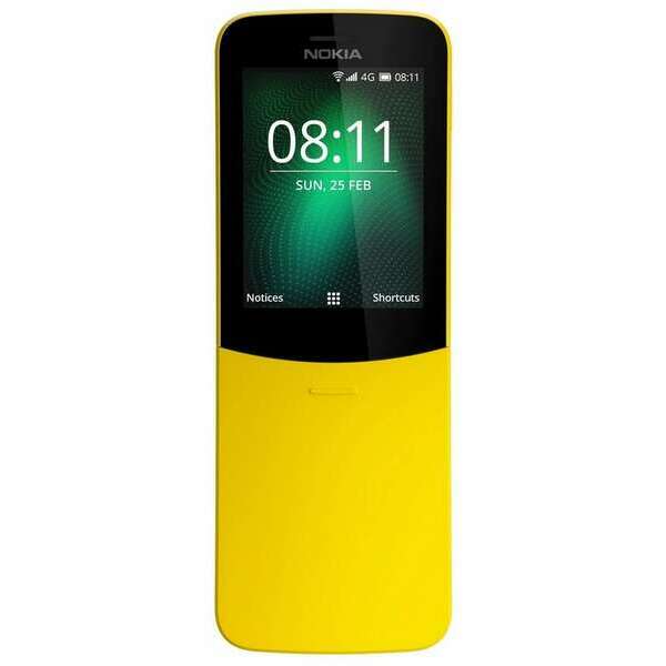 Nokia 8110 4G DS Yellow Dual Sim