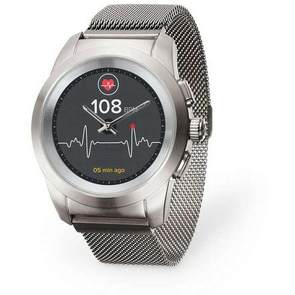 MYKRONOZ ZETIME ELITE PETITE  BRUSHED SILVER MILANESE