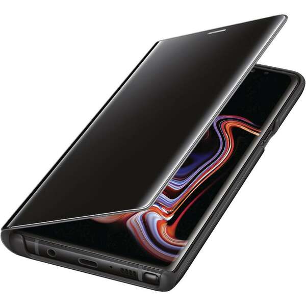 Samsung Note 9 crna Clear View stojeca futr 