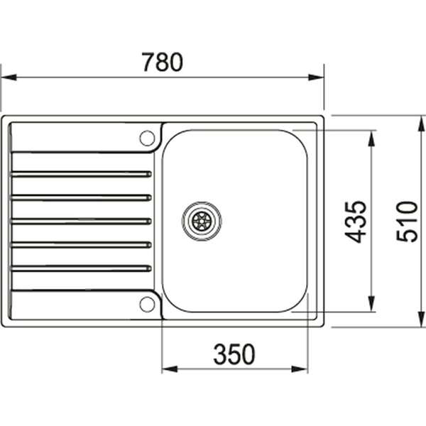FRANKE AGX 211-78 INOX 127.0476.541
