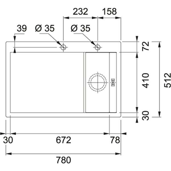 FRANKE CLV 210 crna