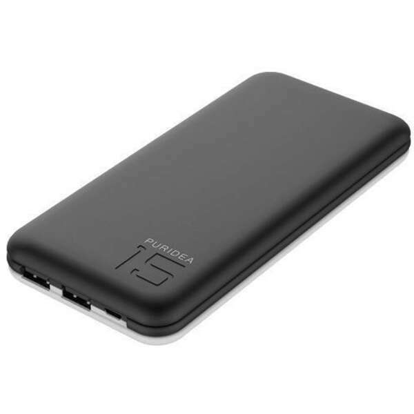 PURIDEA Power bank crni S3 15000mAh