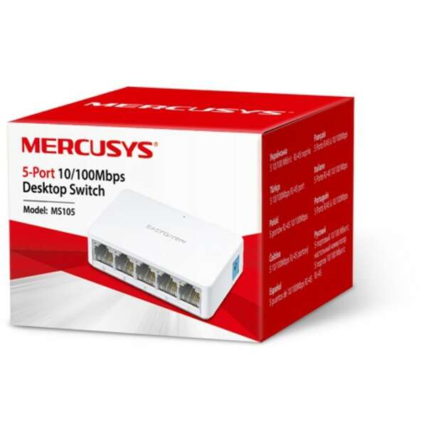 MERCUSYS MS105 5-PORT 10 100M SWITCH