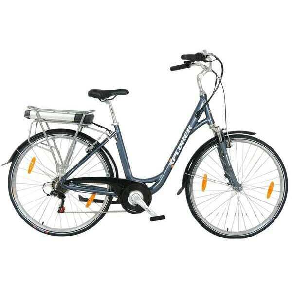 XPLORER E BIKE SILVER LINE LADY 28