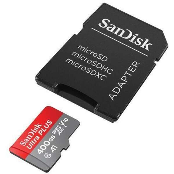 SANDISK SDXC 400GB 100MB/s A1Class10 + adap