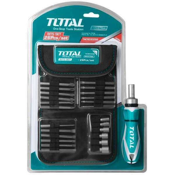 TOTAL TACSD30266 26-delni set odvijaca