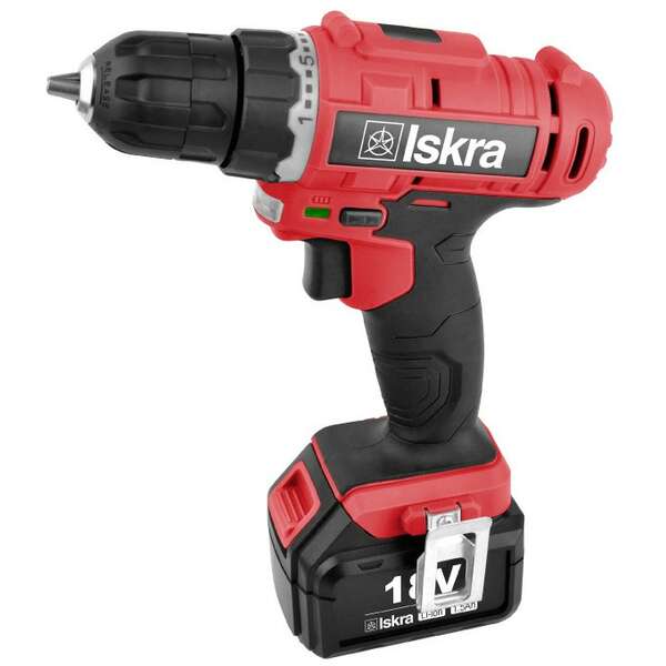 ISKRA busilica 18V Li-ion 18Nm 0-700 o/min ML-CD92-180