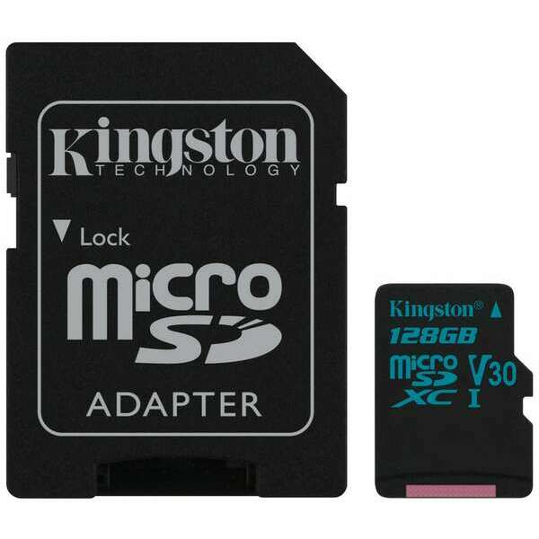 KINGSTON SDCG2/128GB UHS U3 + ADAPTER
