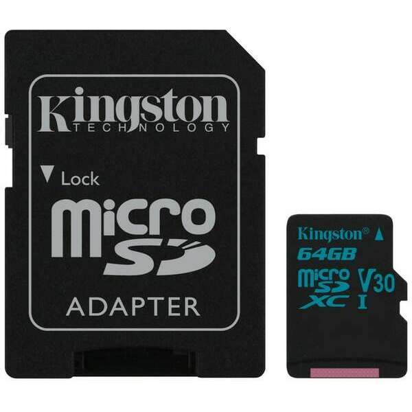 KINGSTON SDCG2/64GB UHS U3 + ADAPTER