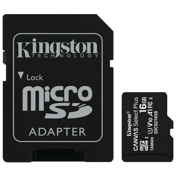 KINGSTON SDCS2/16GB UHS U1 + ADAPTER
