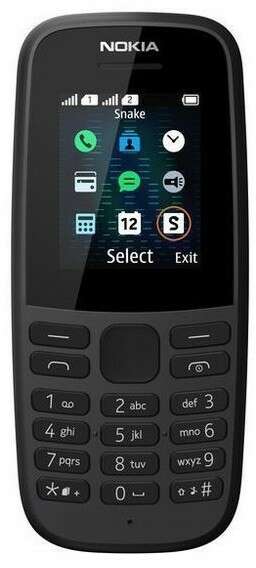 NOKIA 105 DS Black 2019