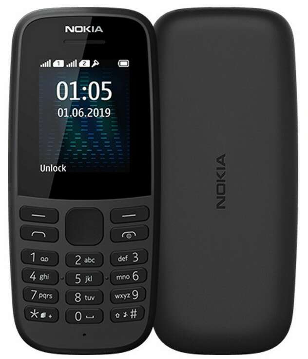 NOKIA 105 DS Black 2019