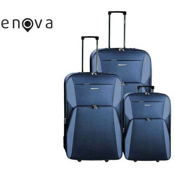 ENOVA MADRID Set kofera 55/65/75cm teget