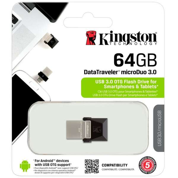 KINGSTON DTDUO3/64GB 3.0 OTG
