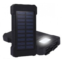 GEMBIRD Power bank Solar 12000mAh Black HRD-T12