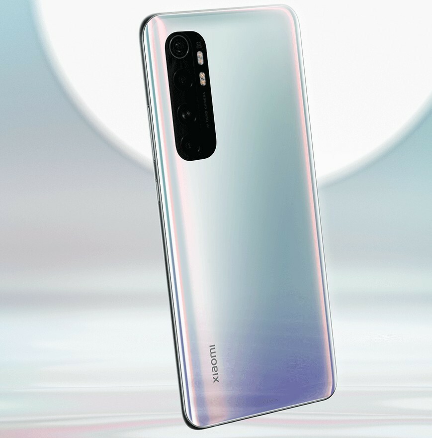 xiaomi note 10 glacier white