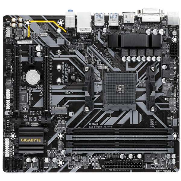 GIGABYTE AM4 B450M-DS3H