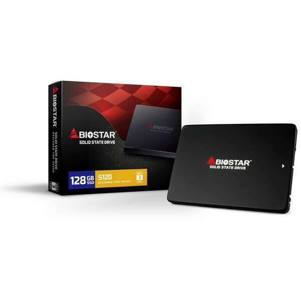 Biostar SSD 2.5 SATA3 128GB 550MBs/500MBs S120