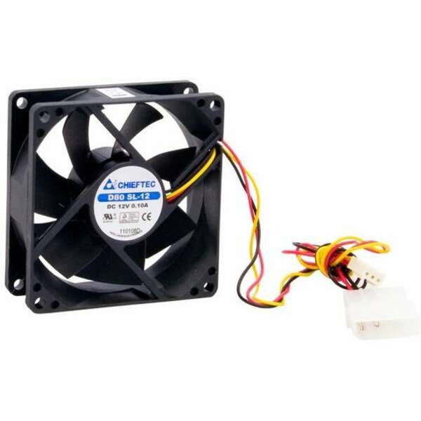 CHIEFTEC Ventilator AF-0825S 80mm x 80mm x 25mm CAS00016