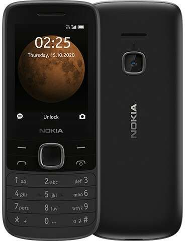 NOKIA 225 4G DS Black DS