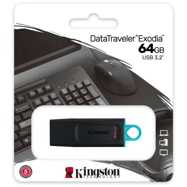 KINGSTON 64GB DATATRAVELER EXODIA 3.2