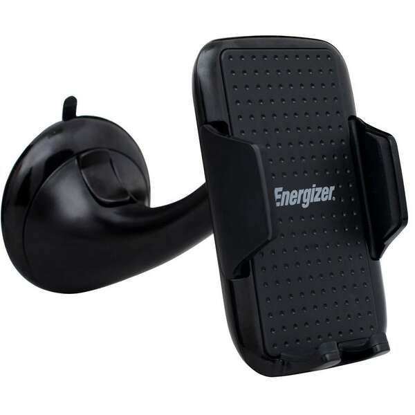 ENERGIZER CAR HOLDER Suction Mount Black