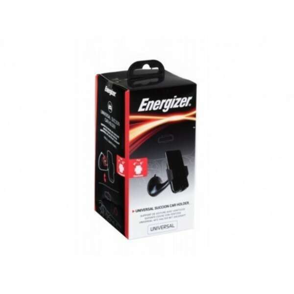 ENERGIZER CAR HOLDER Suction Mount Black