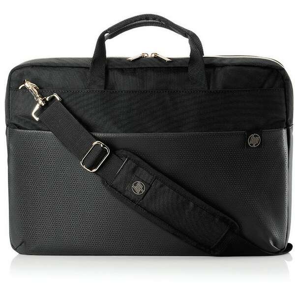 HP DUOTONE BRIEFCASE  BLACK/GOLD 15.6 4QF94AA