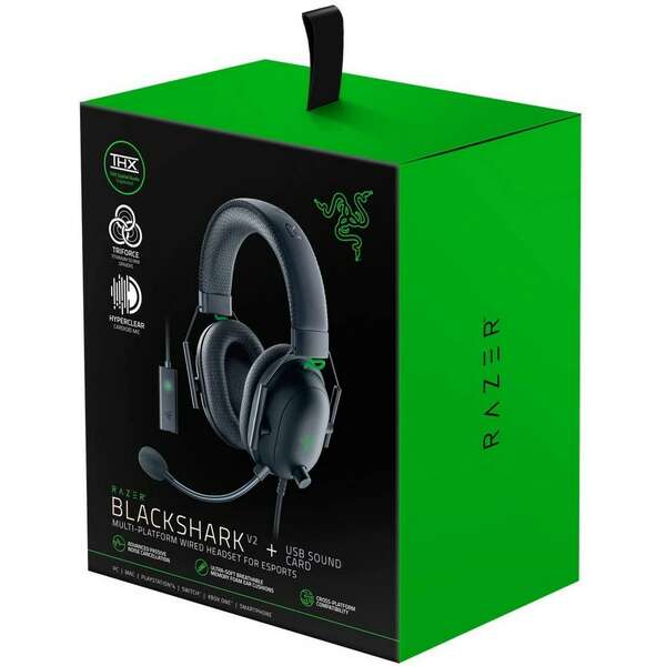 RAZER BLACKSHARK V2 + USB SOUND CARD