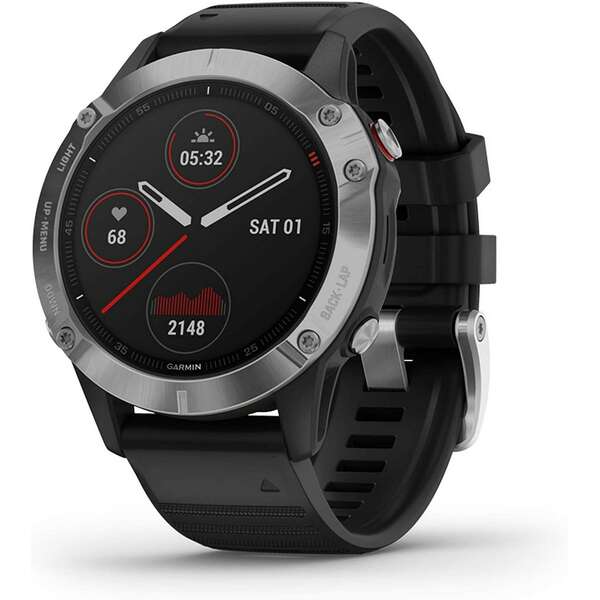 GARMIN Fenix 6 Silver Black BASIC