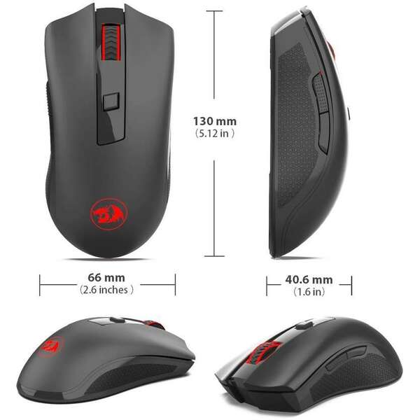 REDRAGON 2IN1 COMBO M652-BA MOUSE WIRELESS AND MOUSEPAD  