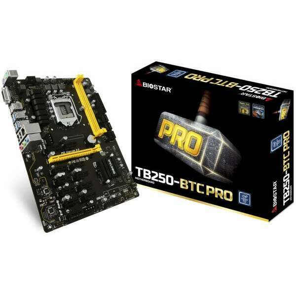 Biostar TB250-BTC PRO Intel B250 1xPCI-Ex16 11xPCI-Ex1