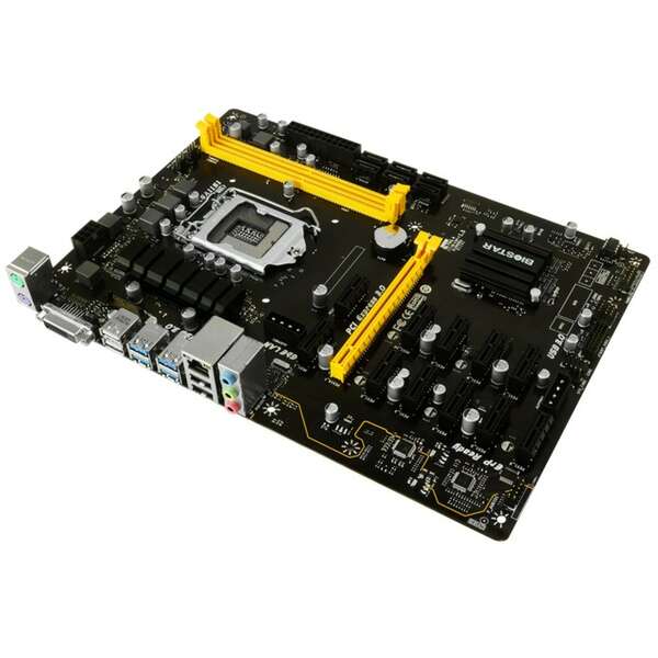 Biostar TB250-BTC PRO Intel B250 1xPCI-Ex16 11xPCI-Ex1